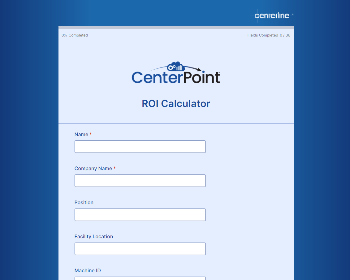 CenterPoint ROI calculator screenshot